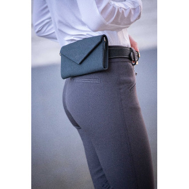 Pochette Pénélope New phone pocket traforata Marina Blu marino