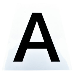 Set di adesivi 12 lettere per coni da addestramento La Gee Set di adesivi 12 lettere per coni da addestramento La Gee