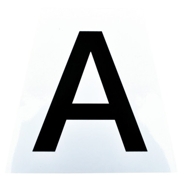 Set di adesivi 12 lettere per coni da addestramento La Gee Set di adesivi 12 lettere per coni da addestramento La Gee