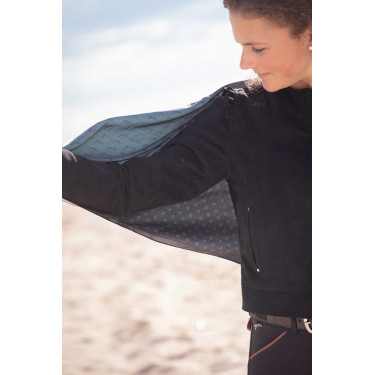 Stola Alix Pénélope Nero / blu petrolio Stola Alix Pénélope Nero / blu petrolio