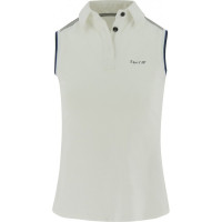 Polo Equit'M senza maniche Donna Bianco