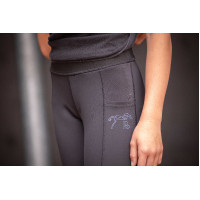 Pantaloni Pull On Eden by Pénélope Delphe Nero Pantaloni Pull On Eden by Pénélope Delphe Nero