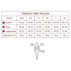 Gilet airbag Spark Ippodromo Nero