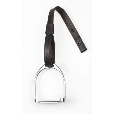 Staffili Bates in cuoio/sintetico con ganci