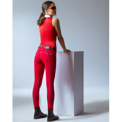 Pantalon Equi-Theme Verona Femme rouge