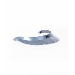 Visiera per casco da equitazione Naca Grigio grafite lucido / nero Visiera per casco da equitazione Naca Grigio grafite lucido / nero