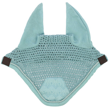 Cuffia anti-mosche Equithème Brocart Azzurro cielo Blu Cuffia anti-mosche Equithème Brocart Azzurro cielo Blu
