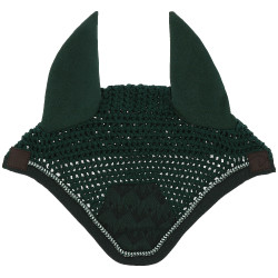 Cuffia anti-mosche Equithème Brocart Verde scuro