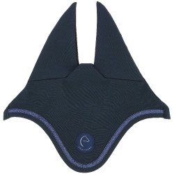 Cuffia antimosche Ti amo Equithème Origine Blu navy
