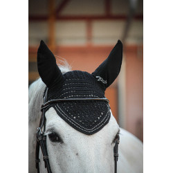 Cuffia per cavalli New Strass Pénélope Nero