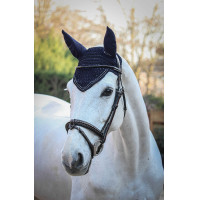 Cuffia per cavalli New Strass Pénélope Blu navy
