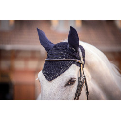 Cuffia per cavalli New Strass Pénélope Blu navy Cuffia per cavalli New Strass Pénélope Blu navy