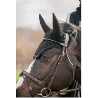 Cuffia per cavalli Pénélope Soundless Strass Nero