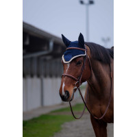 Cuffia antimosche Equithème Denim Blu navy Cuffia antimosche Equithème Denim Blu navy