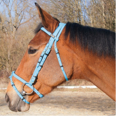Trensenzaum Biotack® T de T Azzurro chiaro Blu