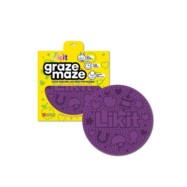 Tappetino da leccare Likit Graze Maze Viola