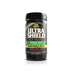Maschera anti-mosche con orecchie e protezione per il naso Absorbine Ultrashield