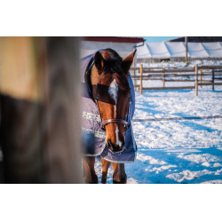 Coperta Equithème Tyrex 1200D riciclata Talpa Marrone Coperta Equithème Tyrex 1200D riciclata Talpa Marrone