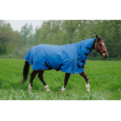 Coperta Equithème TYREX Aisance 1200D Combo Blu reale