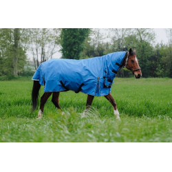 Coperta Equithème TYREX Aisance 1200D Combo Blu reale