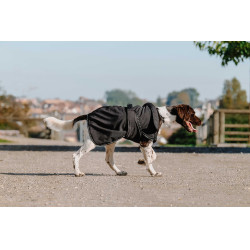 Coperta per cane Equithème Softshell Nero Coperta per cane Equithème Softshell Nero