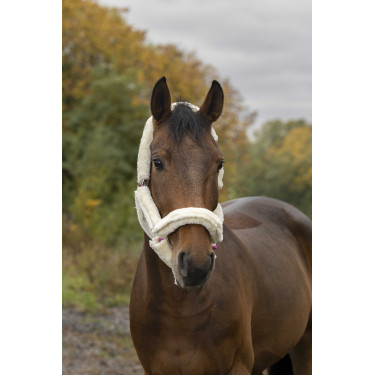 Cavezza Norton in montone sintetico Fucsia / écru Rosa