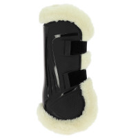 Stinchiere Norton XTR con bottoni in montone sintetico Nero