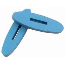 Fermagli in gomma a T Azzurro cielo Blu