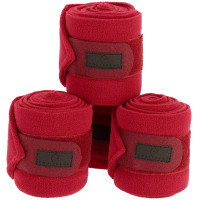 Fasce da polo Equithème in confezione da 4 Rosso Fasce da polo Equithème in confezione da 4 Rosso