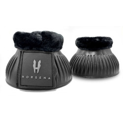 Campanelle in montone sintetico Horsena Nero