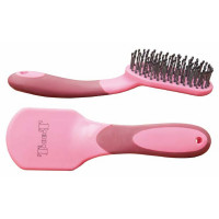 Spazzola per crini bicolore T de T Bordeaux / rosa Spazzola per crini bicolore T de T Bordeaux / rosa