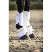 Stinchiere chiuse Lami-Cell V22 Brushing boots Bianco