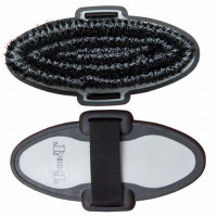 Spazzola morbida bicolore T de T Bordeaux / rosa