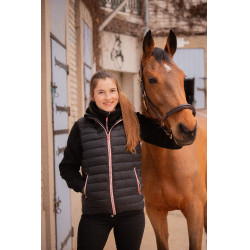 Gilet Macaron senza maniche Paddock Sports Nero