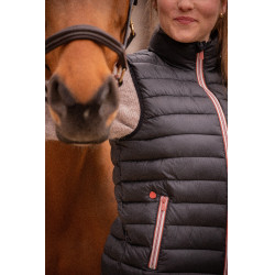 Gilet Macaron senza maniche Paddock Sports Nero