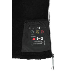 Gilet in pile riscaldato Equithème Heated Valery da donna Nero Gilet in pile riscaldato Equithème Heated Valery da donna Nero