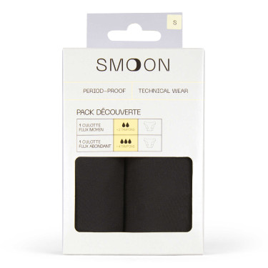 Confezione da 2 culotte Smoon flusso medio e abbondante Confezione da 2 culotte Smoon flusso medio e abbondante