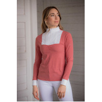 Polo da concorso Pénélope Florence a maniche lunghe Terracotta Arancione Polo da concorso Pénélope Florence a maniche lunghe Terracotta Arancione