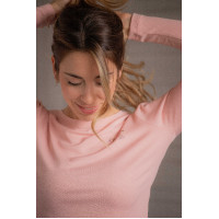 Polo Techty Honey a maniche lunghe Pénélope Rosa