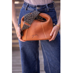 Borsa Pénélope Agathe Cognac Marrone Borsa Pénélope Agathe Cognac Marrone