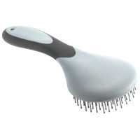 Spazzola per criniera in PVC Grigio / nero Spazzola per criniera in PVC Grigio / nero
