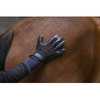 Guanto da striglia anti-muta Hippo-Tonic Nero Guanto da striglia anti-muta Hippo-Tonic Nero