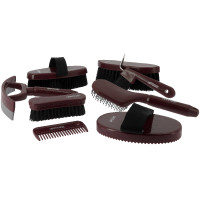 Spazzola morbida Hippotonic Glitter Bordeaux