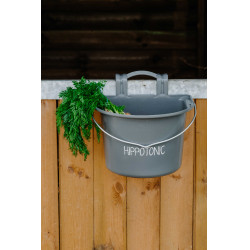 Mangiatoia Hippotonic con ganci e manico Grigio scuro