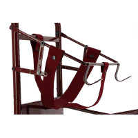 Carrello porta-sella Hippotonic corto Bordeaux