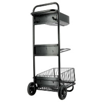 Carrello portasella completo Hippotonic Nero Carrello portasella completo Hippotonic Nero