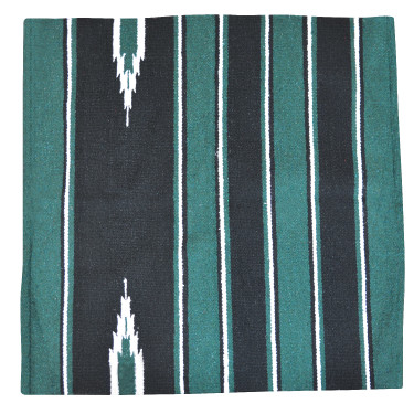Westride Navajo Teppich Baumwolle/Acryl Verde / nero / bianco