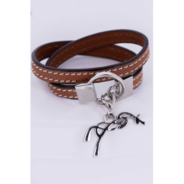 Bracciale Pénélope Signature Cognac Marrone Bracciale Pénélope Signature Cognac Marrone