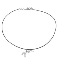 Collana Pénélope equestre Argento Collana Pénélope equestre Argento
