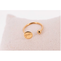 Anello Pénélope Lisa Dorata Oro Anello Pénélope Lisa Dorata Oro